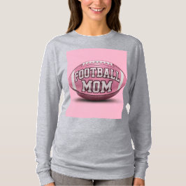 Fußball Mama Langschläfer T - Shirt