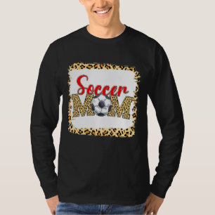 Fußball Mama Leopard Sport Ball Mama Muttertag 1 T-Shirt