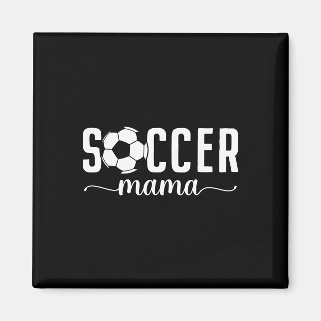 Fußball Mama Mutter Fußballspielerin Mutter Damen  Magnet (Vorne)