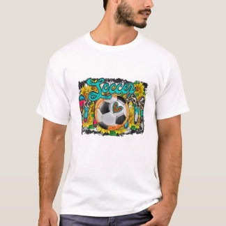 Fußball-Mama Niedliche Mama Leben Fußball-Spiel Ta T-Shirt