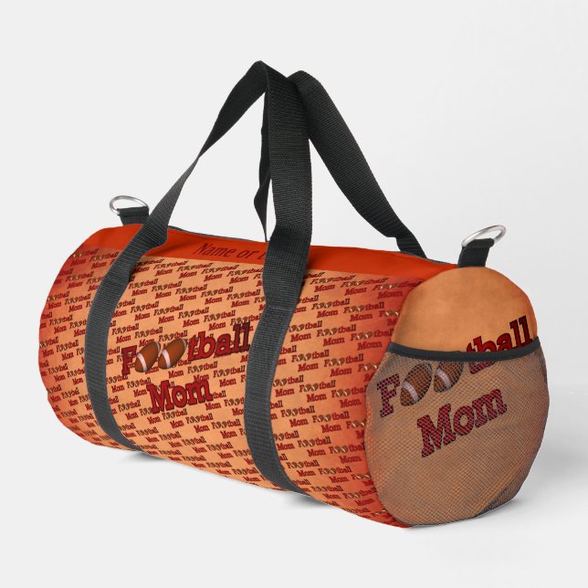 Fußball-Mama Personalisiert Duffle Bag (Rechte Ecke)