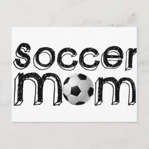 Fußball-Mama Postkarte