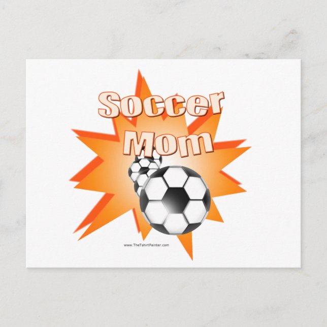 Fußball-Mama Postkarte (Vorderseite)
