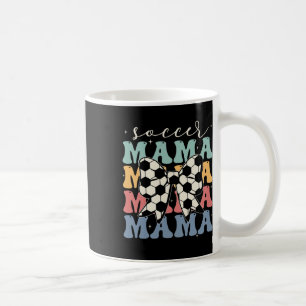 Fußball-Mama Retro Groovy Fußball Softll Mama _1  Kaffeetasse
