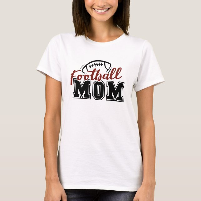 Fußball-Mama. Sport.  T-Shirt (Vorderseite)