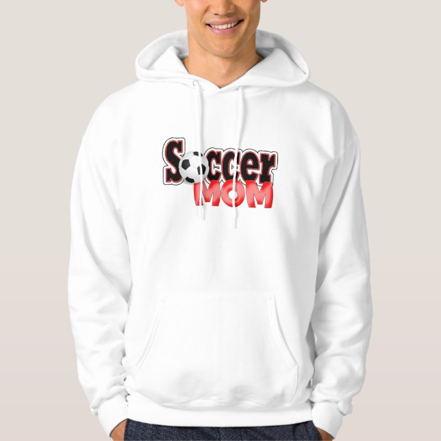 Fußball-Mama-Sweatshirt Hoodie (Vorderseite)