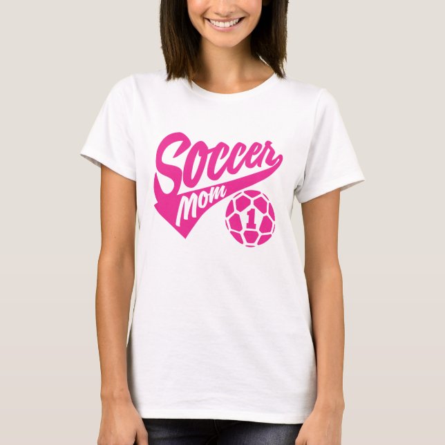 Fußball-Mama T-Shirt (Vorderseite)
