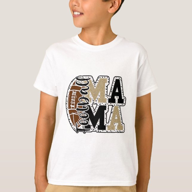 Fußball-Mama  T-Shirt (Vorderseite)