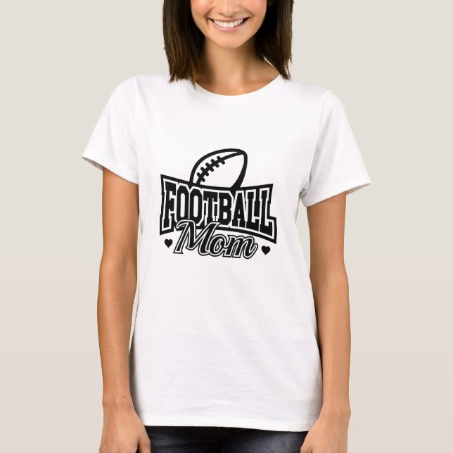 Fußball-Mama T-Shirt (Vorderseite)