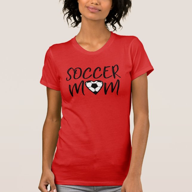 Fußball-Mama T-Shirt (Vorderseite)