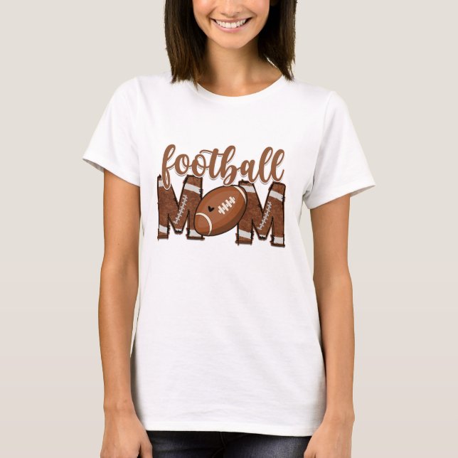 Fußball-Mama T-Shirt (Vorderseite)