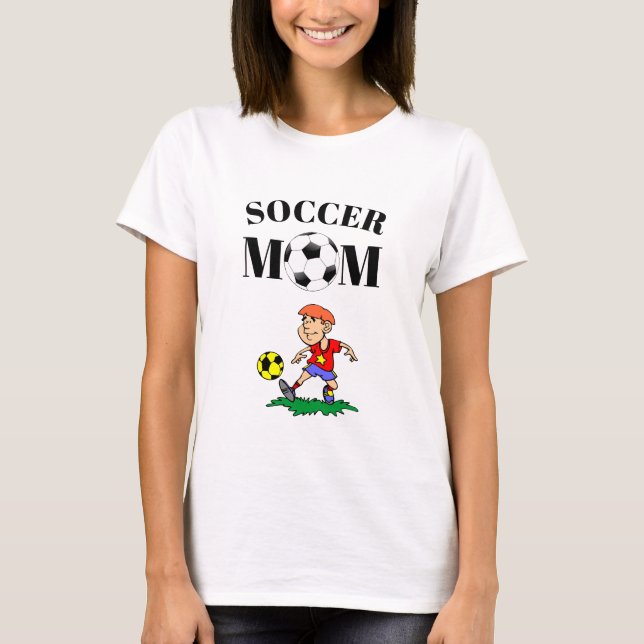 Fußball-Mama T-Shirt (Vorderseite)