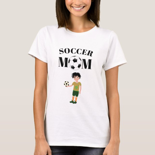 Fußball-Mama T-Shirt (Vorderseite)