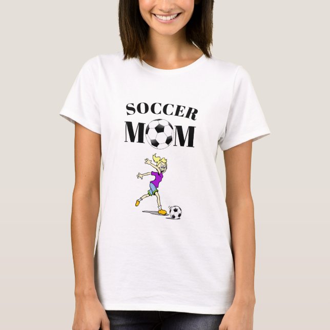 Fußball-Mama T-Shirt (Vorderseite)