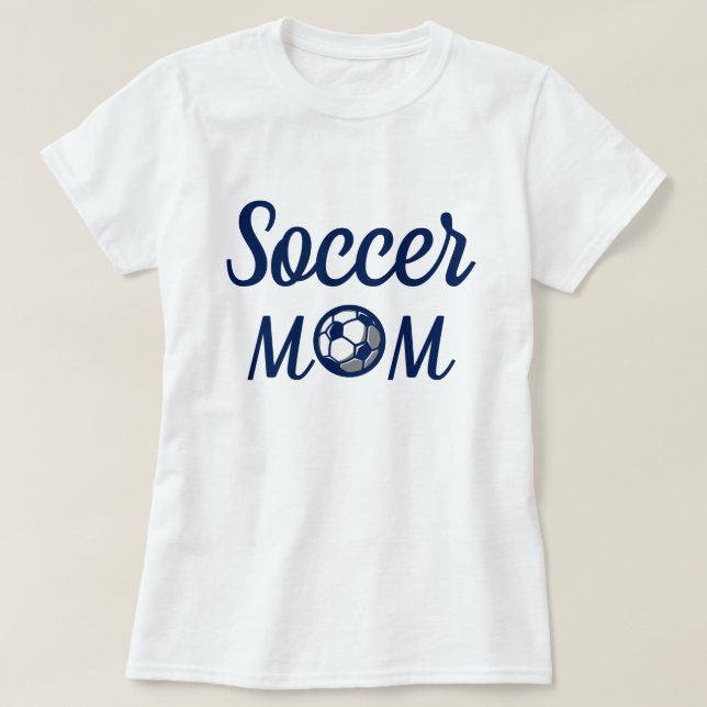 Fußball-Mama T-Shirt (Design vorne)