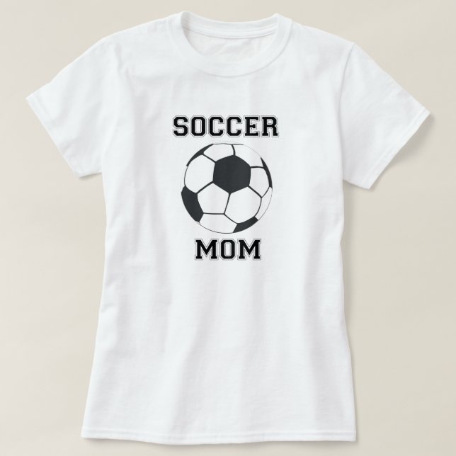 Fußball-Mama T-Shirt (Design vorne)