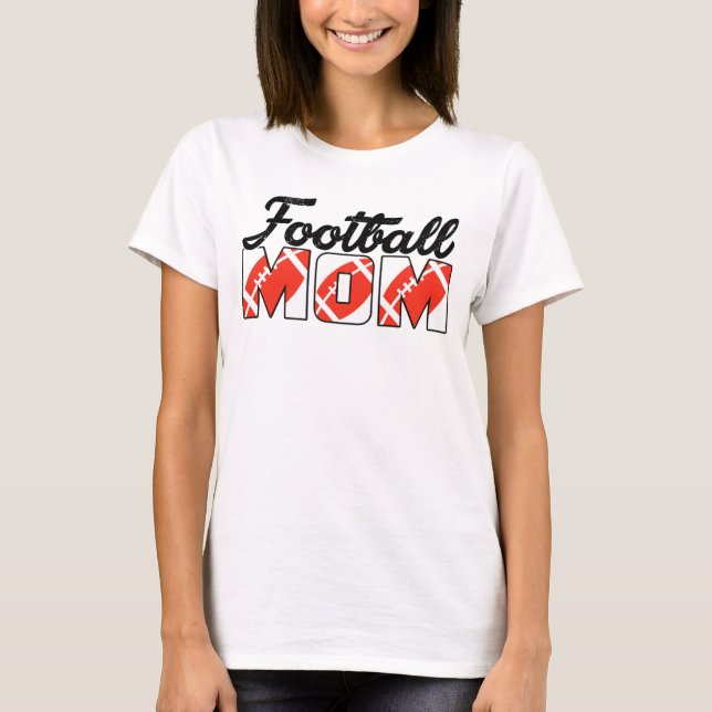 Fußball-Mama T - Shirt (Vorderseite)