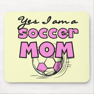 Fußball-Mama-T-Shirts und Geschenke Mousepad