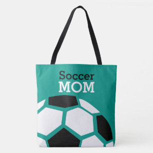Fußball-Mama-Trendy stilvolles Fußball-Ball-Grün