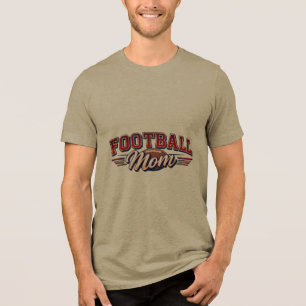 Fußball-Mama Tri-Blend Shirt