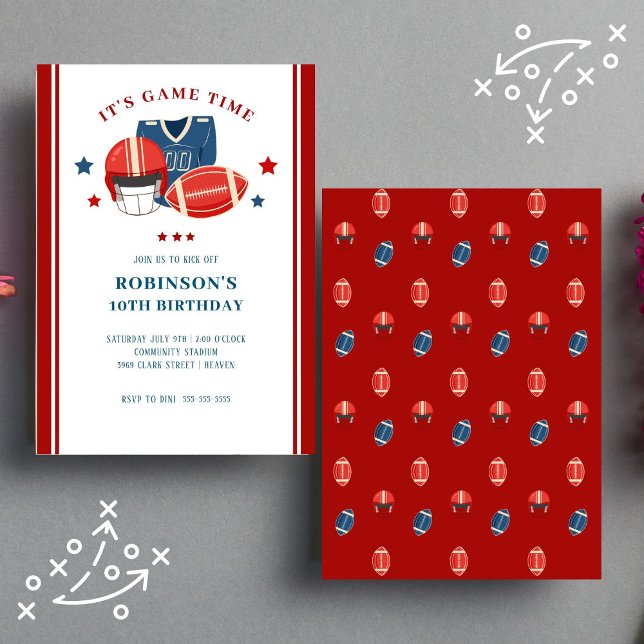 Fußball-Matching Geburtstagsparty Einladung (Von Creator hochgeladen)
