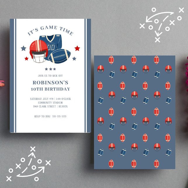Fußball-Matching Geburtstagsparty Einladung (Von Creator hochgeladen)