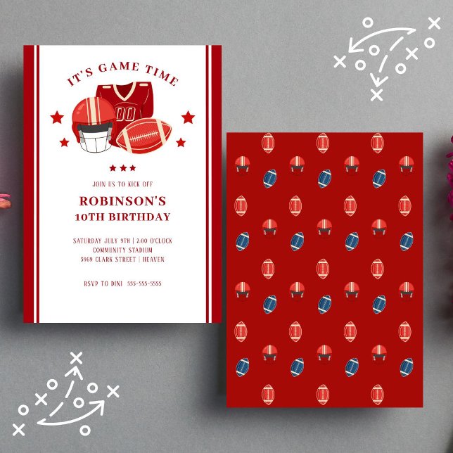Fußball-Matching Geburtstagsparty Einladung (Von Creator hochgeladen)