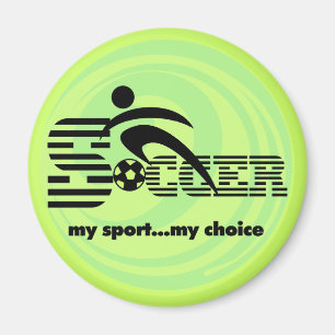 Fußball meine Sport-T - Shirts und Geschenke Magnet