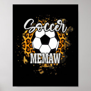 Fußball Memaw Vintage Fußball Familie passende T-S Poster