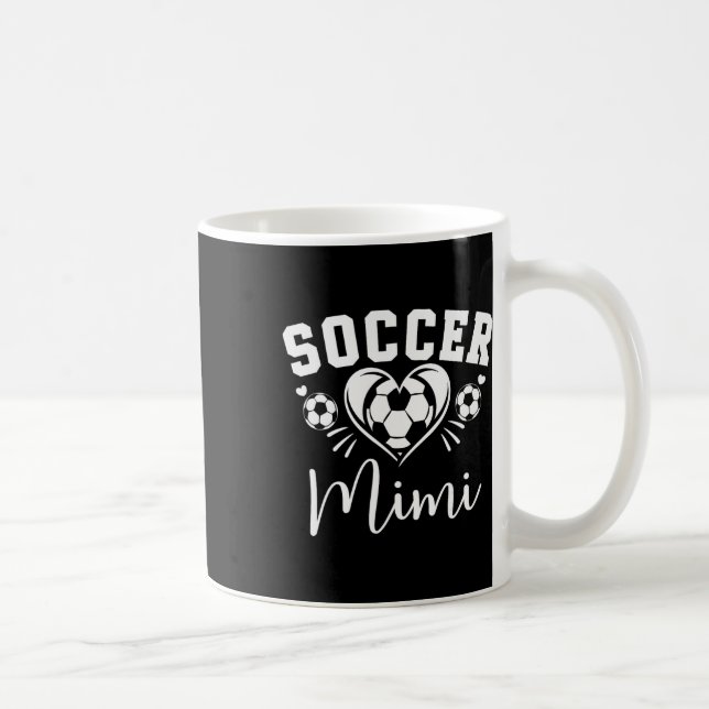 Fußball Mimi Fußball Herz  Kaffeetasse (Rechts)