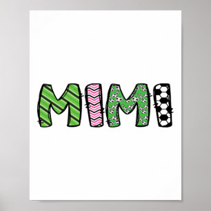Fußball Mimi Lustiger Fußball-Geburtstagsjunge Fam Poster