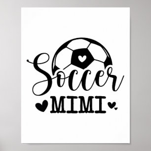 Fußball Mimi Lustiger Sport Fußballspieler Poster