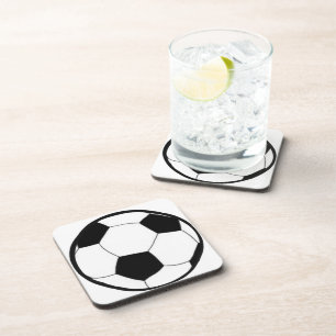 Fußball mit Ball Untersetzer