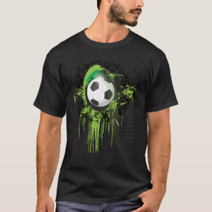 Fußball mit Jungen T-Shirt