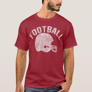 Fußball mit Sturzhelm T-Shirt