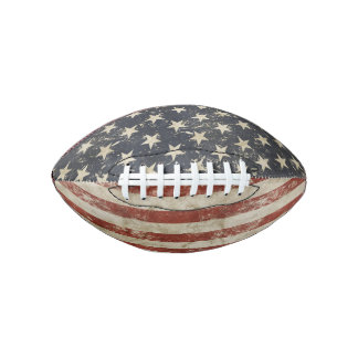 Fußball mit USA-Flagge Football