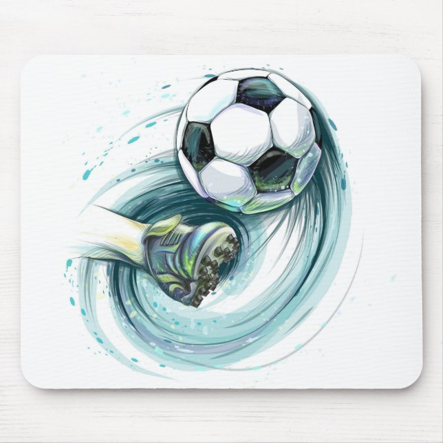 Fußball Mousepad (Vorne)