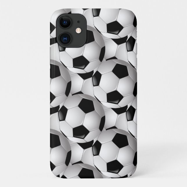Fußball-Muster Case-Mate iPhone Hülle (Rückseite)
