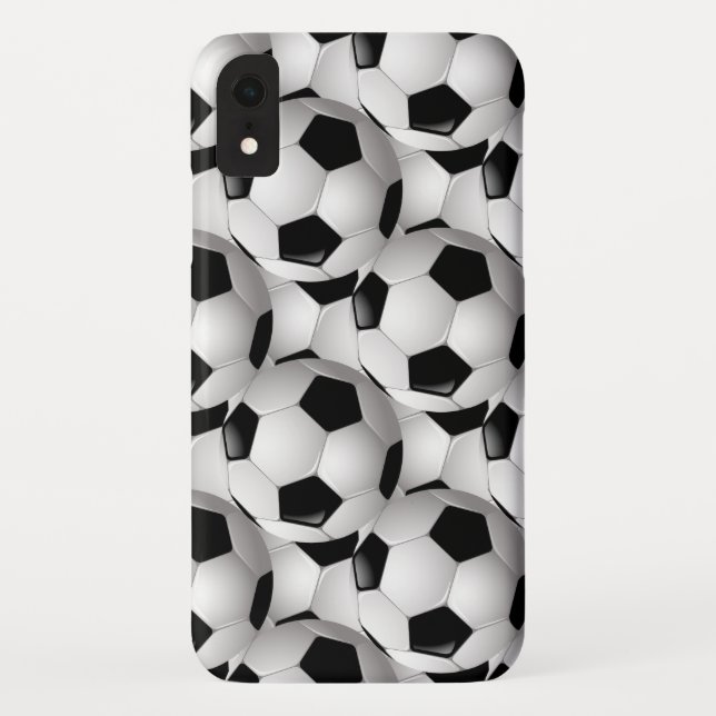 Fußball-Muster Case-Mate iPhone Hülle (Rückseite)