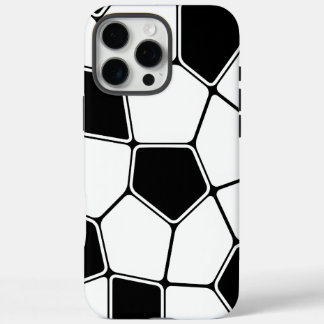 Fußball-Muster iPhone 16 Pro Max Hülle