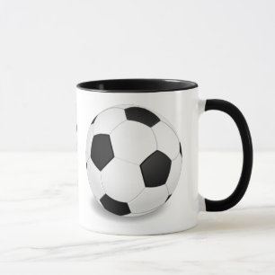 Fußball-Muster Kaffeemaschine Tasse