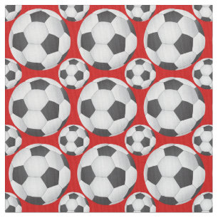 Fußball-Muster Stoff