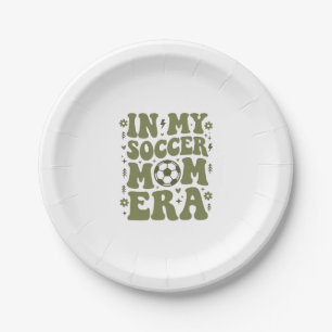 Fußball-Mutter-Ära Vintage-Sport-Mutter-Shirt-Desi Pappteller