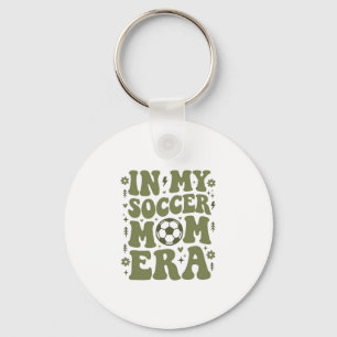 Fußball-Mutter-Ära Vintage-Sport-Mutter-Shirt-Desi Schlüsselanhänger