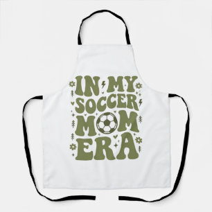 Fußball-Mutter-Ära Vintage-Sport-Mutter-Shirt-Desi Schürze