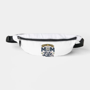 Fußball-Mutter-Leben Vintage-Gravur-Shirt-Design_1 Bauchtasche