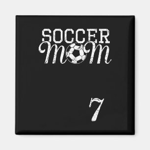 Fußball-Mutter-Trikot Nummer 7 Lieblingsspieler #7 Magnet