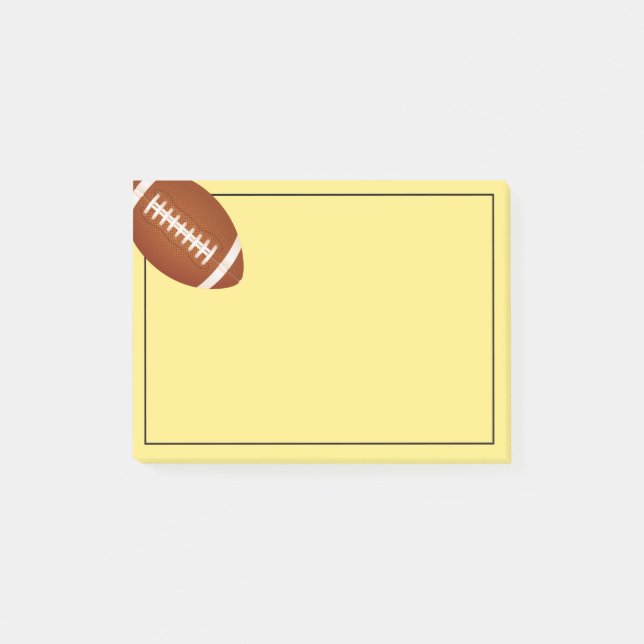Fußball nach den Notizen (Vorderseite)