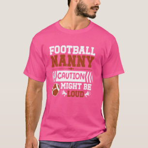 Fußball Nanny Funny Oma Nanny einer Fußball P T-Shirt