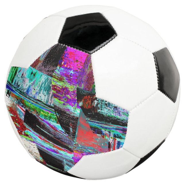 Fußball – Neon-Puls (Dreiviertel)